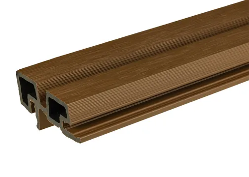 Hoekprofiel houtcomposiet voor triple rhombus profiel 44x90mm Teak