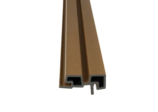 Hoekprofiel houtcomposiet voor triple rhombus profiel 44x90mm Teak