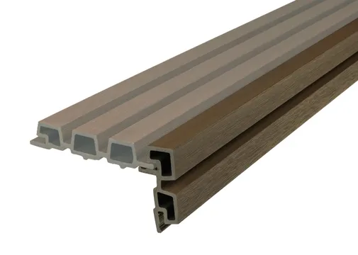Hoekprofiel houtcomposiet voor triple rhombus profiel 44x90mm Ipé