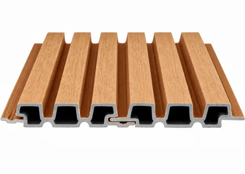 Triple Rhombus profiel houtcomposiet 33x170mm (werkend 140mm) | Cedar (lichtbruin)
