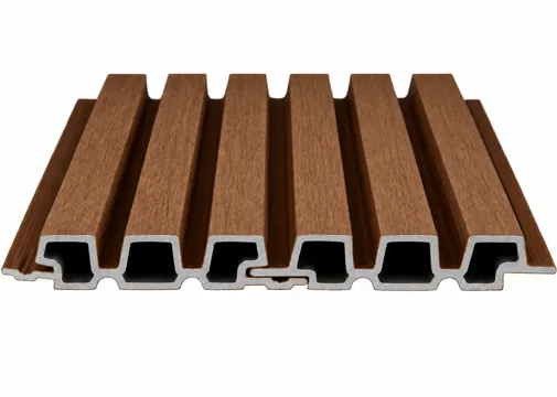 Triple Rhombus profiel houtcomposiet 33x170mm (werkend 140mm) | Ipé (donkerbruin)