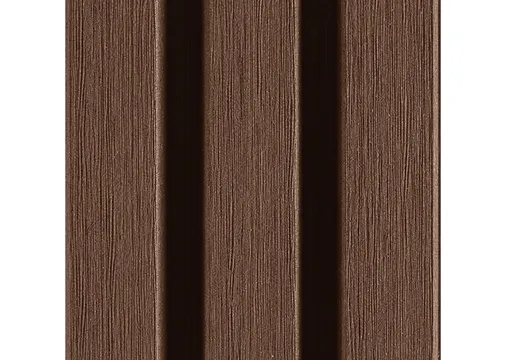 Triple Rhombus profiel houtcomposiet 33x170mm (werkend 140mm) | Ipé (donkerbruin)