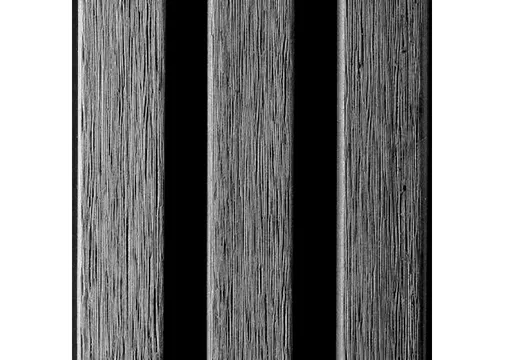 Triple Rhombus profiel houtcomposiet 33x170mm (werkend 140mm) | Zwart 
