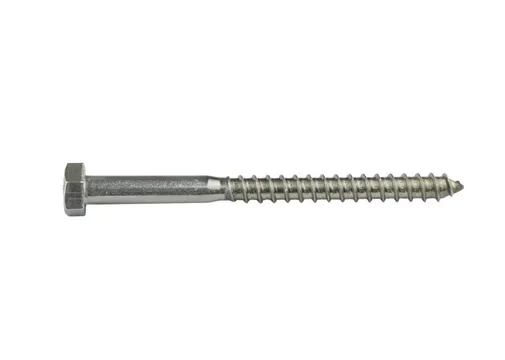 Houtdraadbout RVS 8x140mm