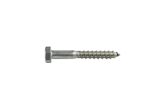 Houtdraadbout RVS 8x50mm