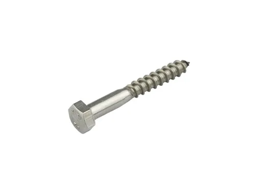 Houtdraadbout RVS 8x50mm