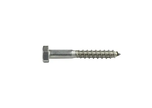 Houtdraadbout RVS 8x60mm