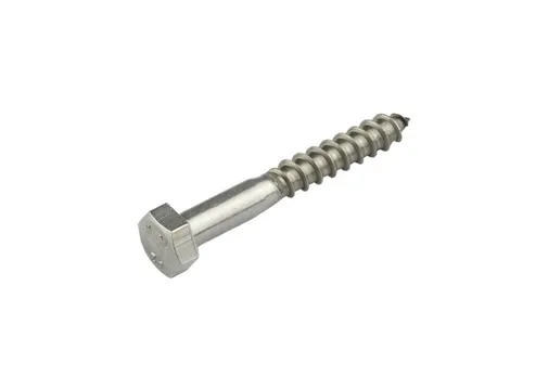 Houtdraadbout RVS 8x60mm