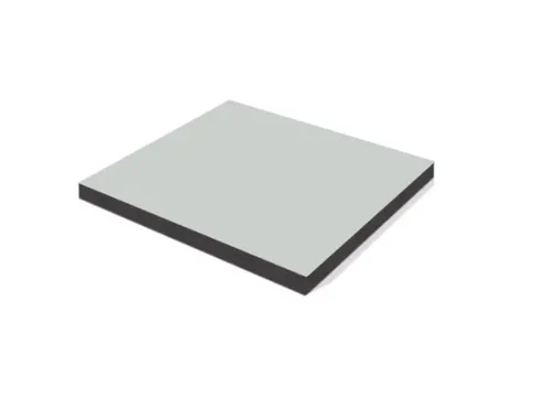 HPL compact plaat 8mm met 1 zijdig UV-filter | Lichtgrijs RAL 7035