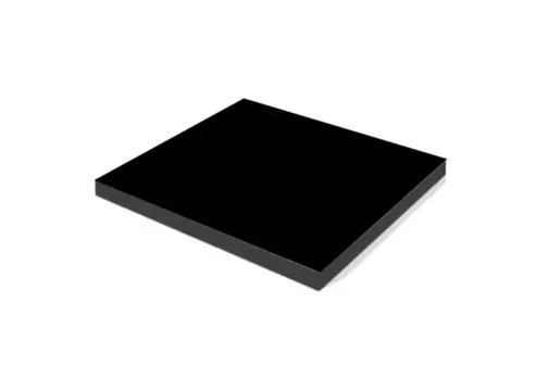 HPL compact plaat 6mm met 1 zijdig UV-filter | Zwart RAL 9005