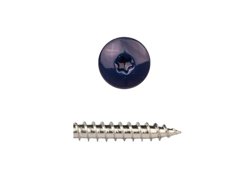 HPL Compact schroef 4,8x38mm staalblauw RAL 5011