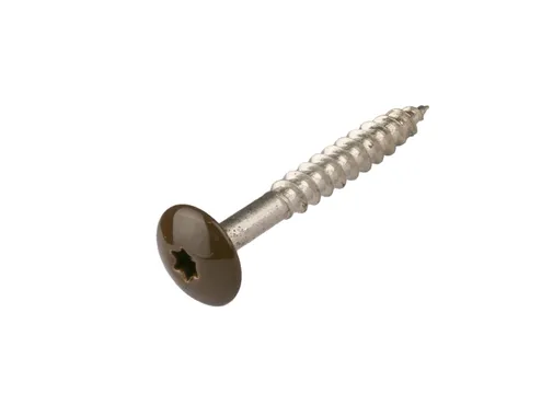 HPL Compact schroef 4,8x38mm sepia bruin RAL 8014