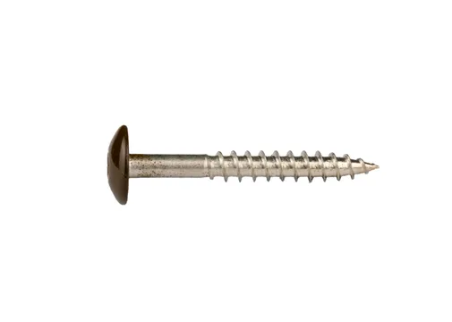 HPL Compact schroef 4,8x38mm sepia bruin RAL 8014