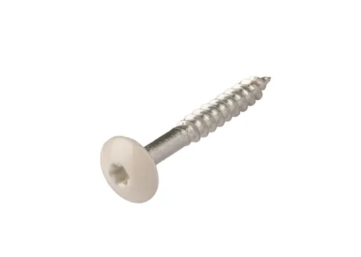 HPL Compact schroef 4,8x25mm | Roomwit RAL 9001