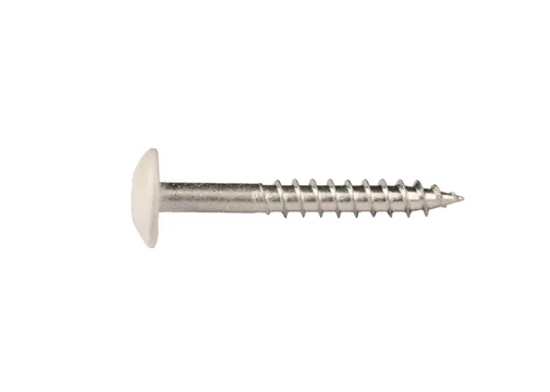 HPL Compact schroef 4,8x38mm creme wit RAL 9001