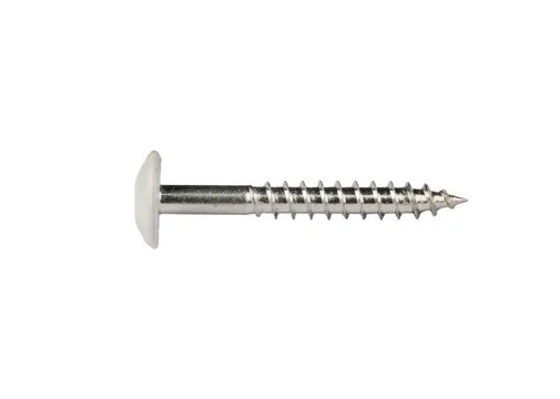 HPL Compact schroef 4,8x38mm grijs wit RAL 9002