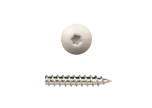 HPL Compact schroef 4,8x38mm grijs wit RAL 9002
