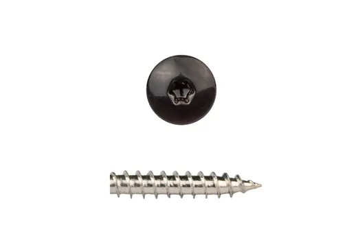HPL Compact schroef 4,8x38mm git zwart RAL 9005