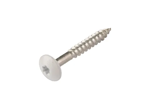 HPL Compact schroef 4,8x38mm wit RAL 9016