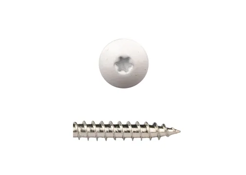 HPL Compact schroef 4,8x38mm wit RAL 9016