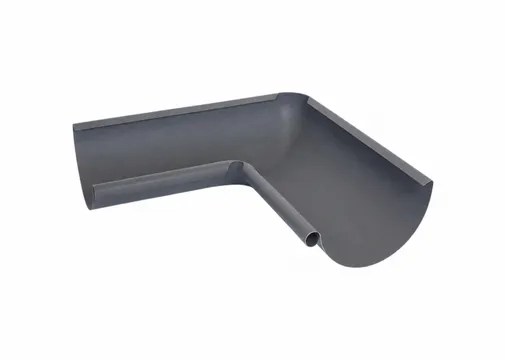 Binnenhoek mastgoot verzinkt staal 150mm 90° | Grijs RAL 7024