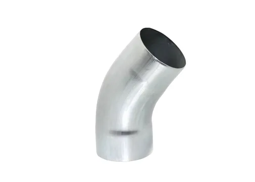 Bocht zink 40° ø80mm t.b.v. HWA-buis ø80mm