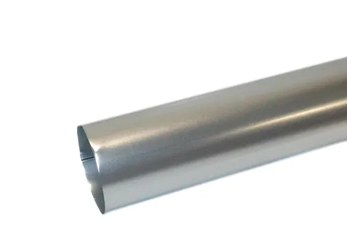 Hemelwaterafvoer buis verzinkt staal 90mm met mof en spie