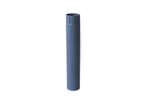 Mof HWA-buis verzinkt staal ø100mm 45cm | Grijs RAL 7024