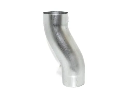 Sprongbocht zink ø80mm h.o.h. 50mm t.b.v. HWA-buis ø80mm