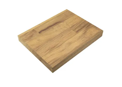Werkblad Iroko A/B 27mm massief gevingerlast en gelamineerd 
