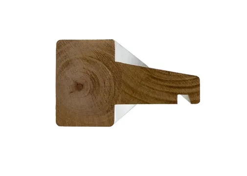 Kalfdeel Meranti kozijnhout (model D) 66x110mm 2x gegrond