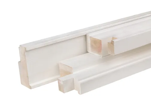 Binnendeur stomp Kozijnpakket 56x115mm Grenen wit gegrond