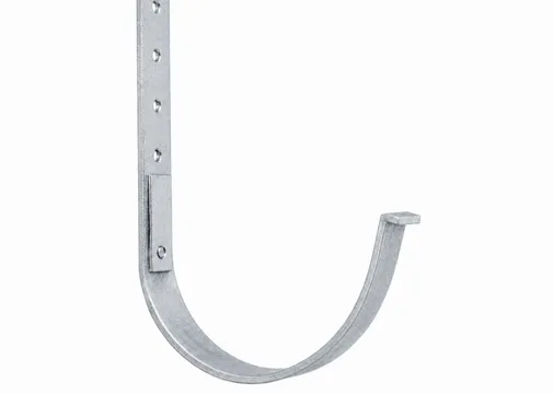 Kraalgootbeugel zink M333/153mm 30 x 5mm 180° met lip t.b.v. mastgoot