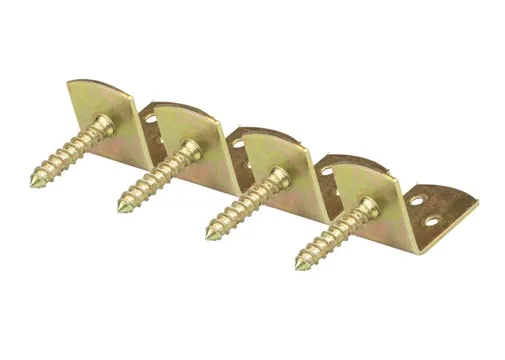 L-beslag montageset voor 1 tuinscherm
