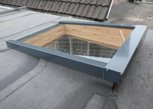 Lichtstraat Daklicht met HR++ isolatieglas - 91,5-225cm breed | Antraciet RAL7016