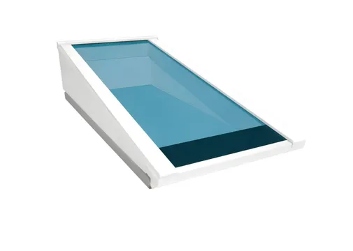 Lichtstraat Daklicht geïsoleerd (HR++ isolatieglas) - Wit (RAL9010)