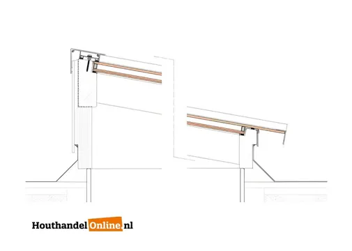 Lichtstraat Daklicht met HR++ isolatieglas - 91,5-225cm breed | Zwart RAL9005