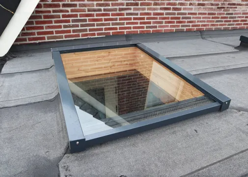 Lichtstraat Daklicht Douglas ongeïsoleerd - Wit (RAL 9010) 