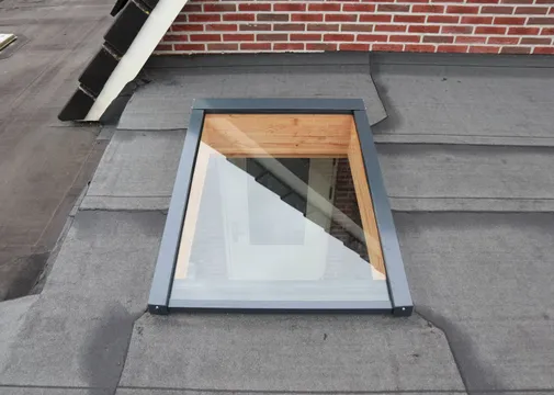 Lichtstraat Daklicht Douglas ongeïsoleerd - Wit (RAL 9010) 