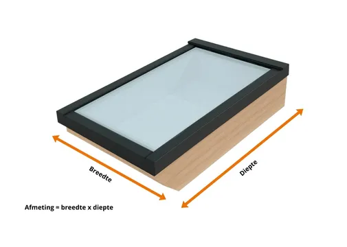Lichtstraat Daklicht Douglas - Zwart (RAL 9005)