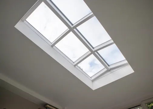 Lichtstraat Zadeldak geïsoleerd (HR++ isolatieglas) - Zwart (RAL9005)