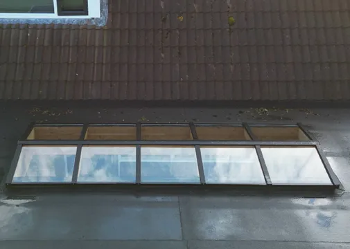 Lichtstraat Zadeldak Douglas - Wit (RAL 9010)