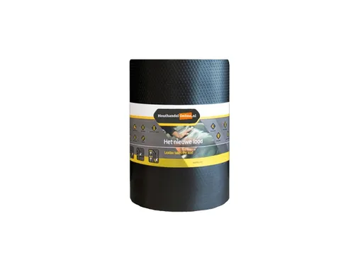 Loodvervanger 15cm x 600cm zwart
