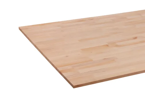 Werkblad massief Beuken meubelpaneel 26mm