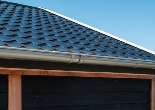 Mastgoot met kraal verzinkt staal 153mm 