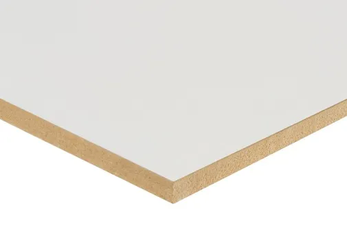MDF 18mm 2-zijdig wit gegrond 