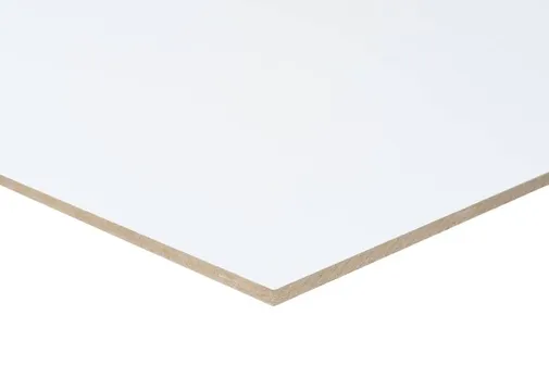 MDF 22mm lakdraagfolie 2-zijdig wit 