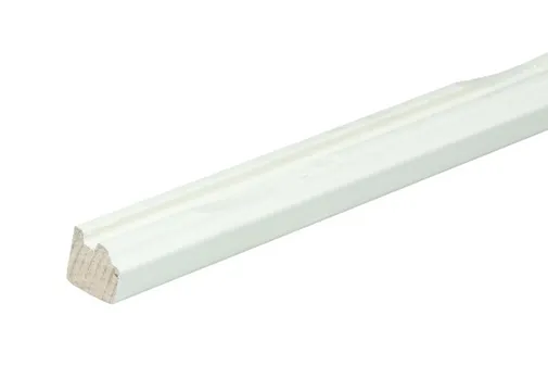 Meranti Ventilatieglaslat L2 20x25,5mm bovenzijde afgeschuind Komo 80 mu gegrond 