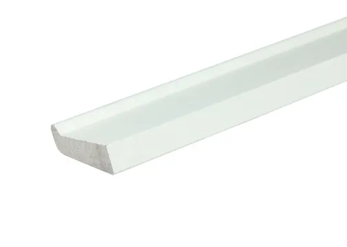 Neuslat Meranti K45 18x59mm (sponning 45mm) geschaafd wit gegrond per 5 stuks