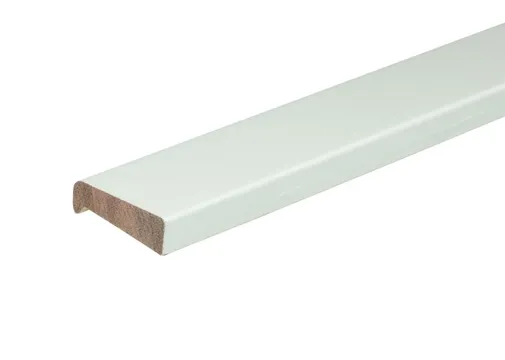 Neuslat Tricoya MDF K75 18x89mm (sponning 75mm) geschaafd wit gegrond per 5 stuks
